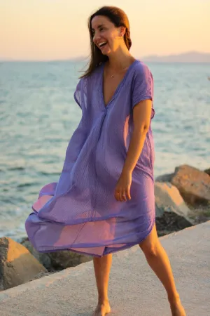 Purple Beach Dress