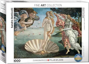 Puzzle Eurographics - 1000 p - La naissance de Vénus -  Sandro Botticelli