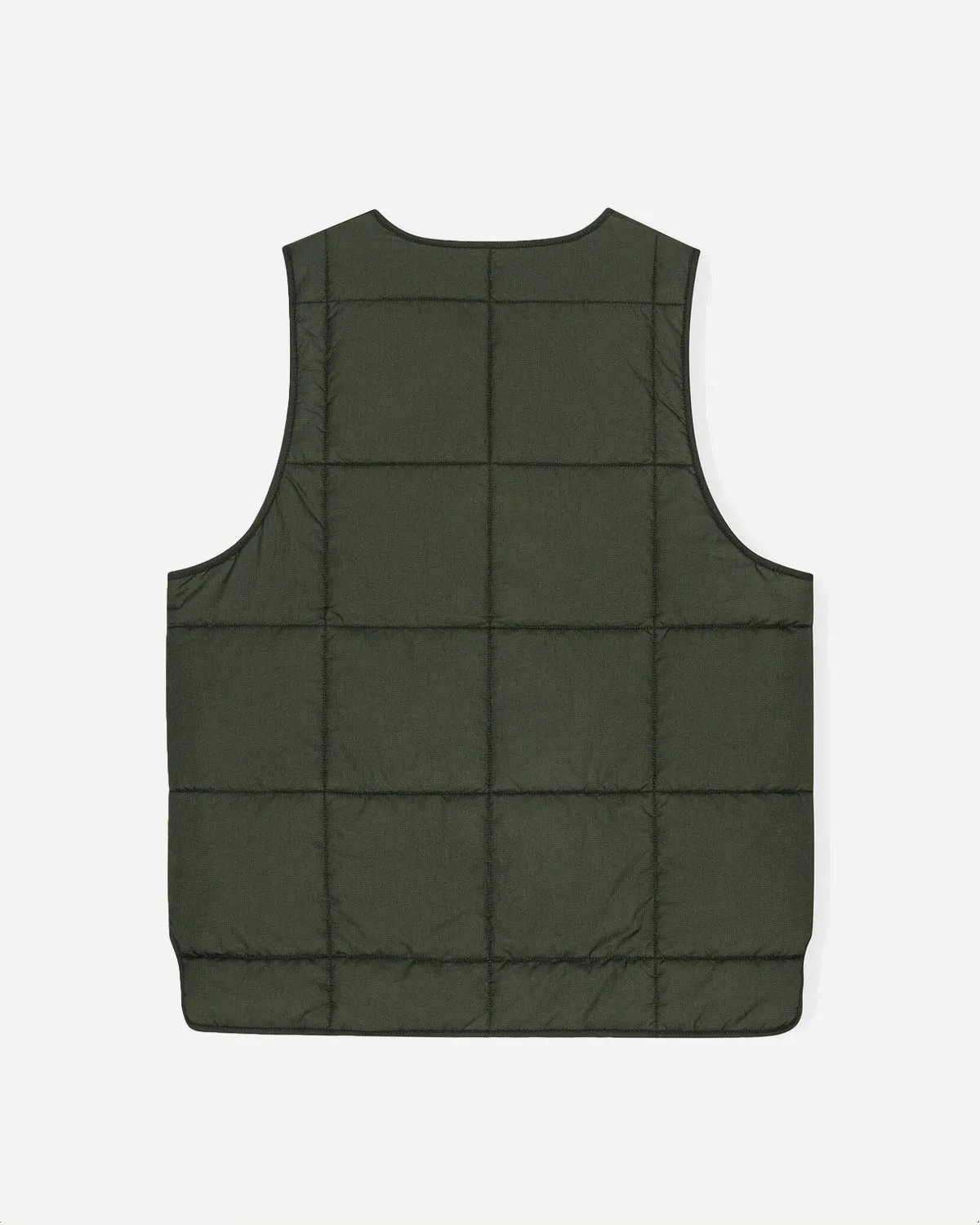 Quilt Boxy Vest - Kombu Green