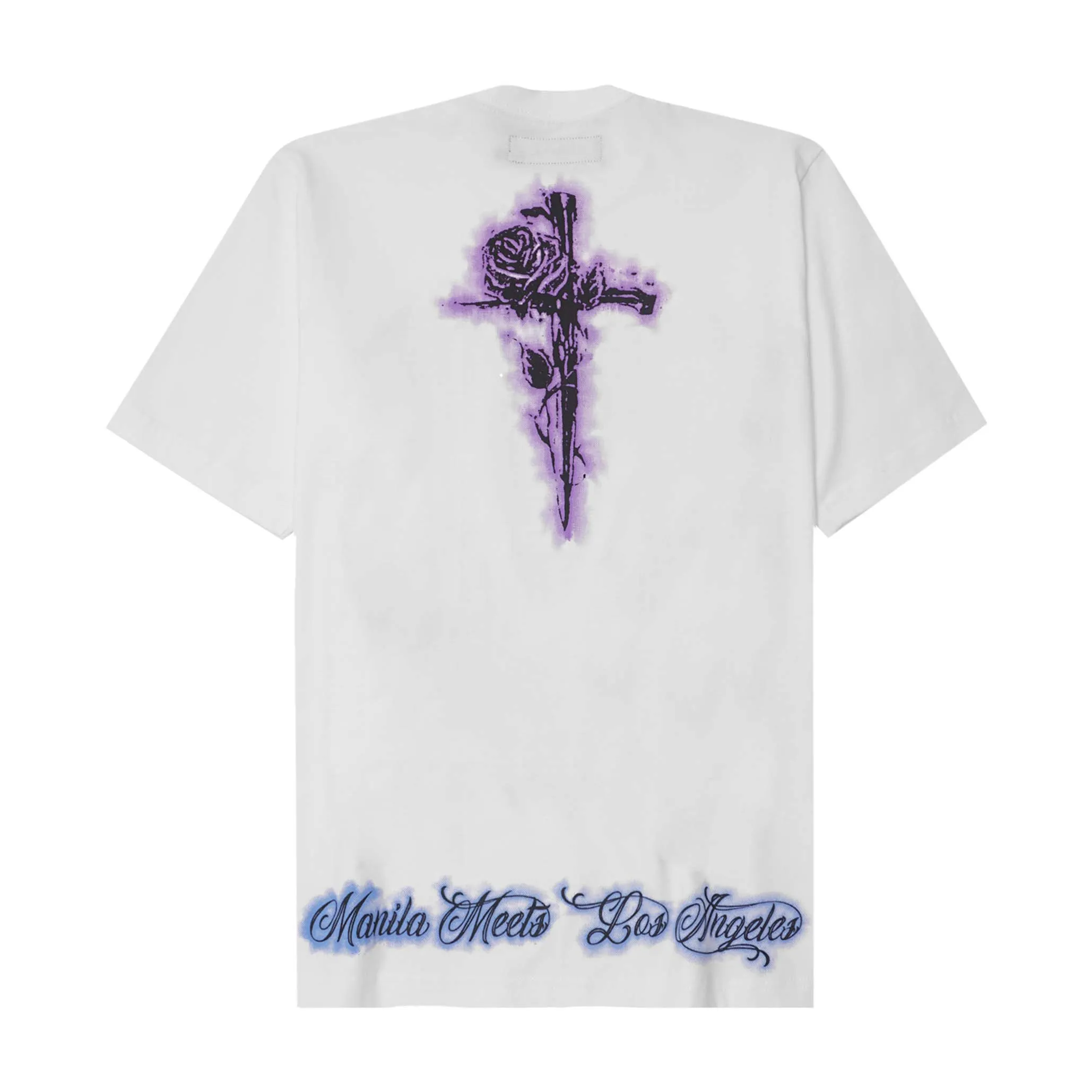 "CITY OF ANGELS" TEE IN WHITE