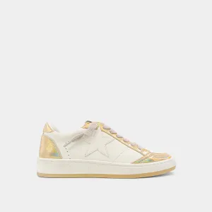 "Paz Iridescent Gold" Shu Shop Sneakers