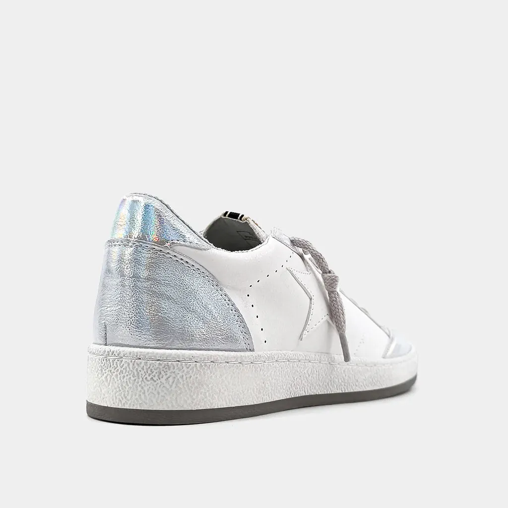 "Paz Iridescent Silver" Shu Shop Sneakers