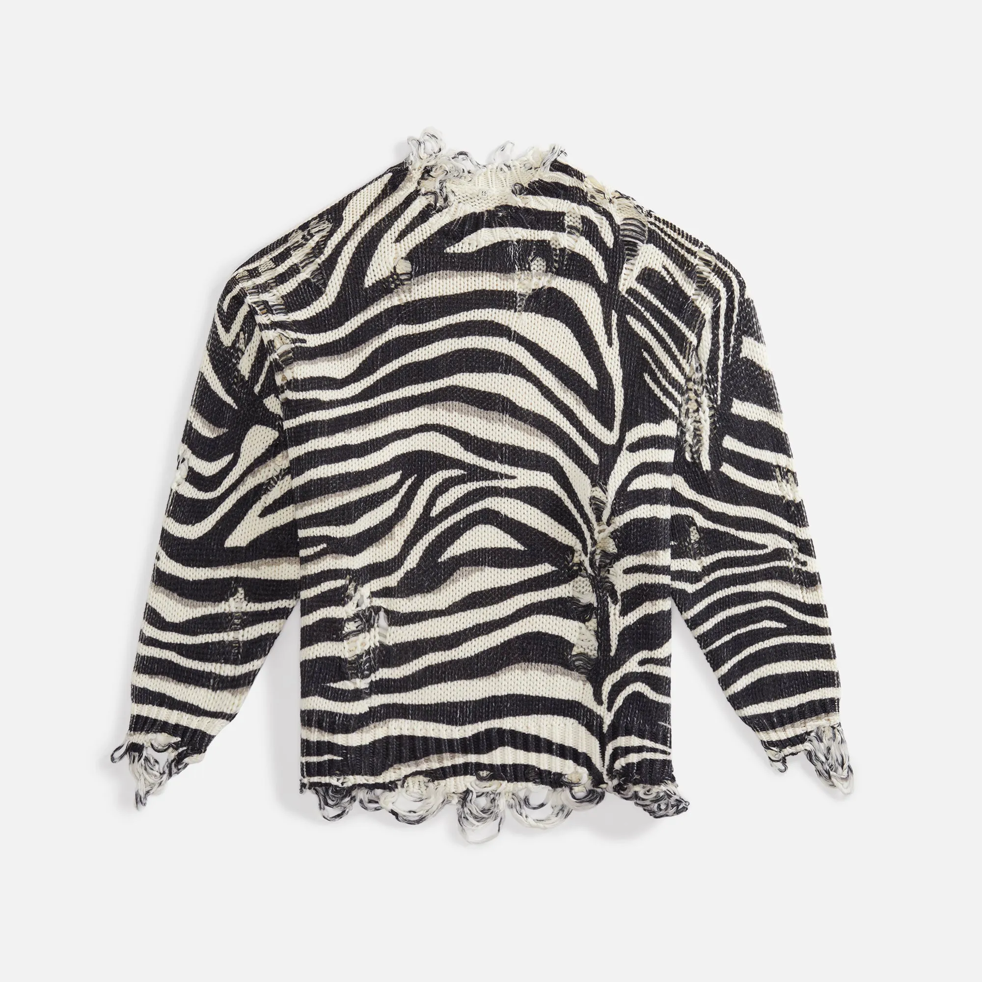 R13 Zebra Oversized Sweater - Zebra