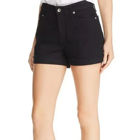 RAG &amp; Bone Nina high rise shorts black. Size 25 NWT