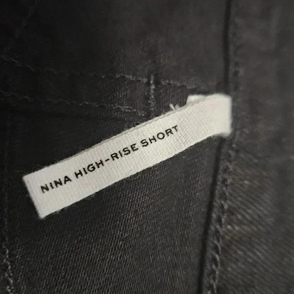 RAG &amp; Bone Nina high rise shorts black. Size 25 NWT