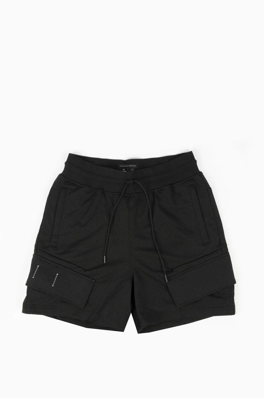 REIGNING CHAMP S04 MESH CARGO SHORT BLACK