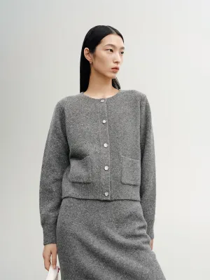 Relaxed Fit Short Cardigan