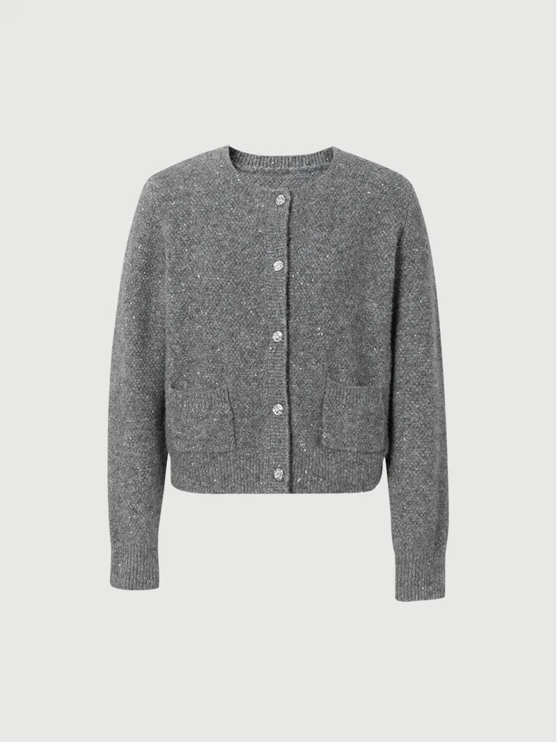 Relaxed Fit Short Cardigan