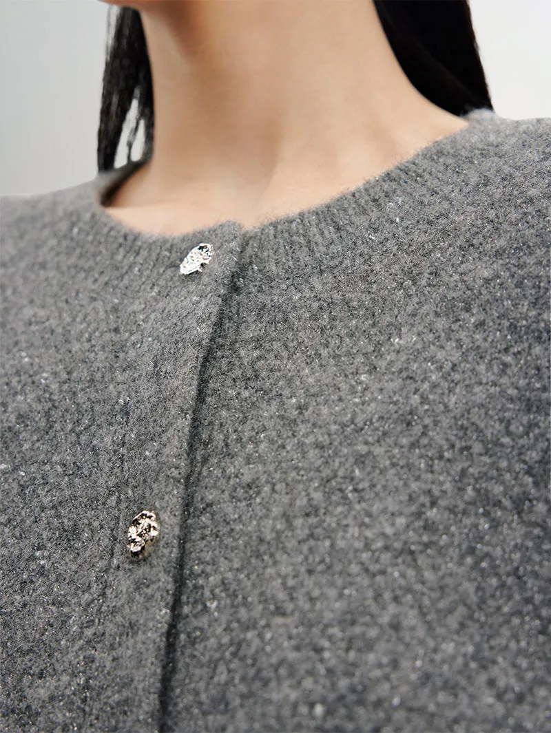 Relaxed Fit Short Cardigan
