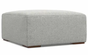 Rex Ottoman in Performance Fabric