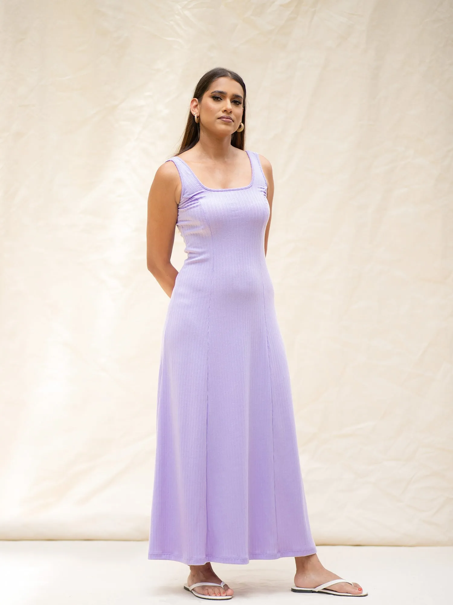 Rib Maxi Dress