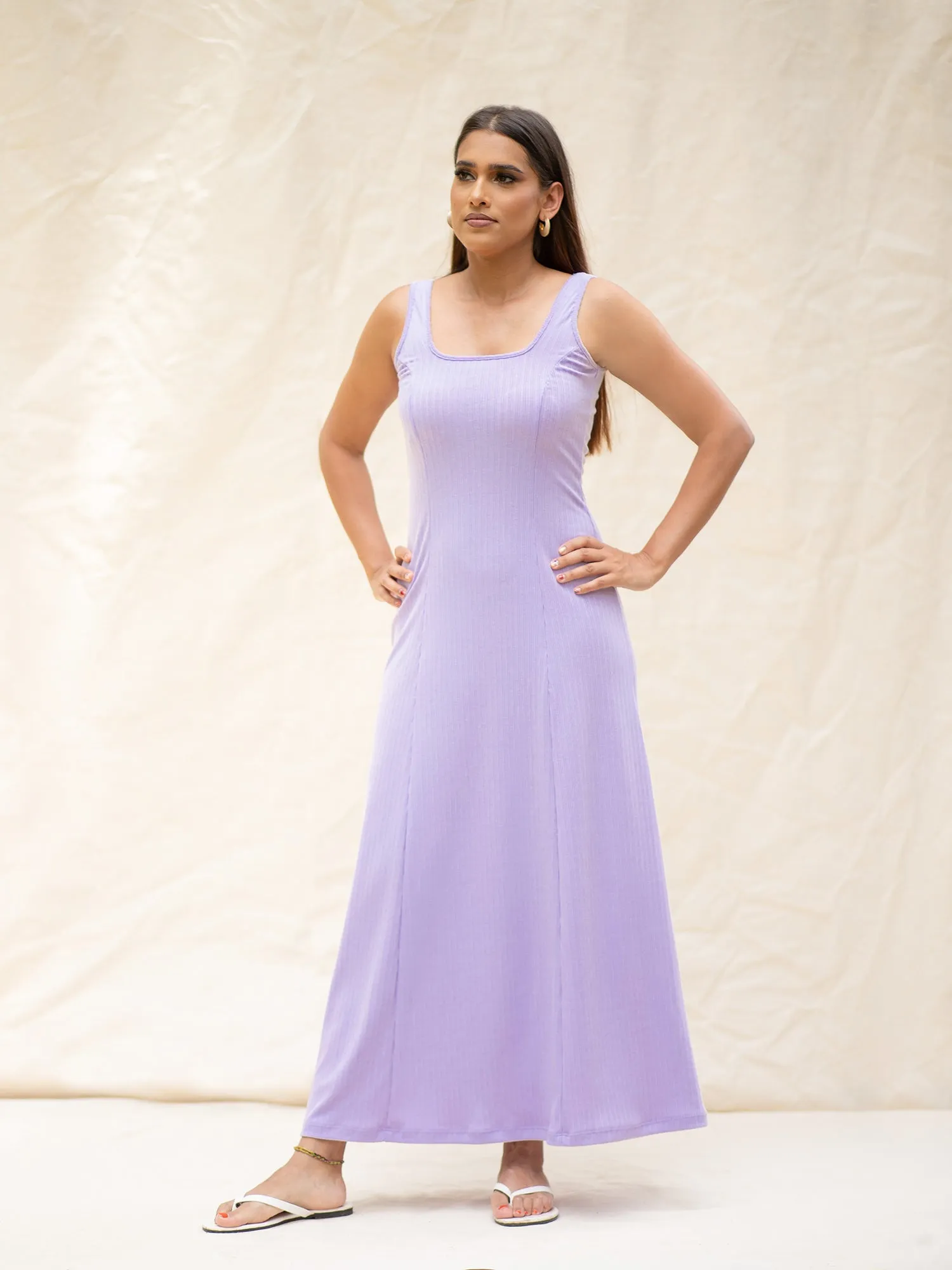 Rib Maxi Dress
