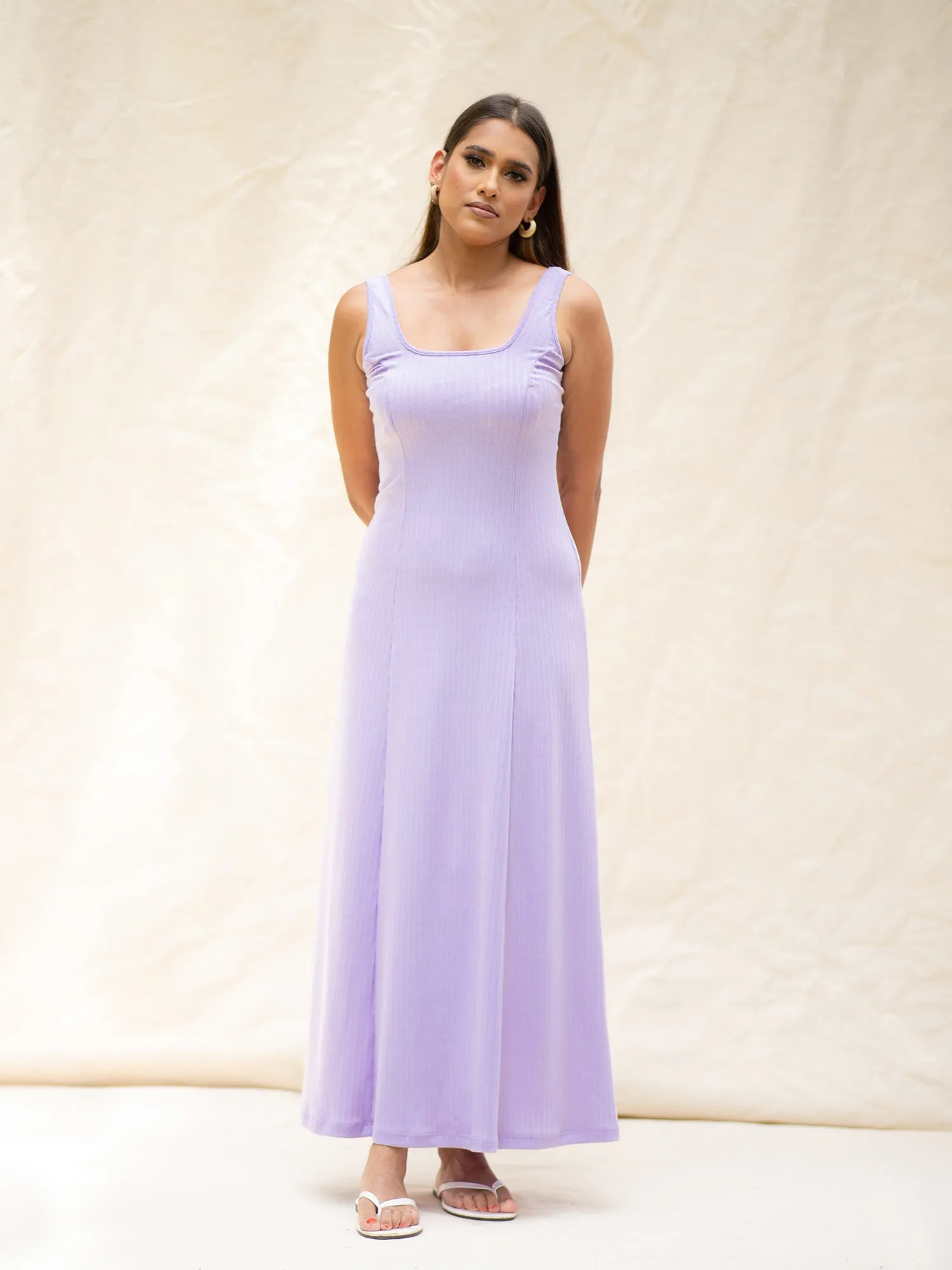 Rib Maxi Dress