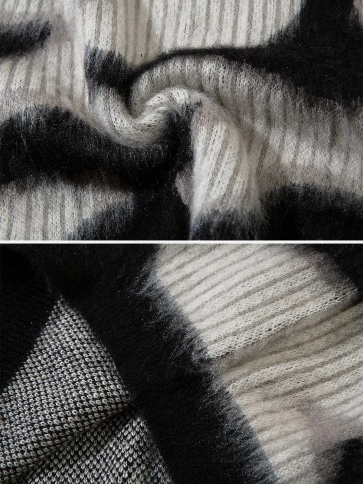 Rimiro - Contrast Mohair Sweater