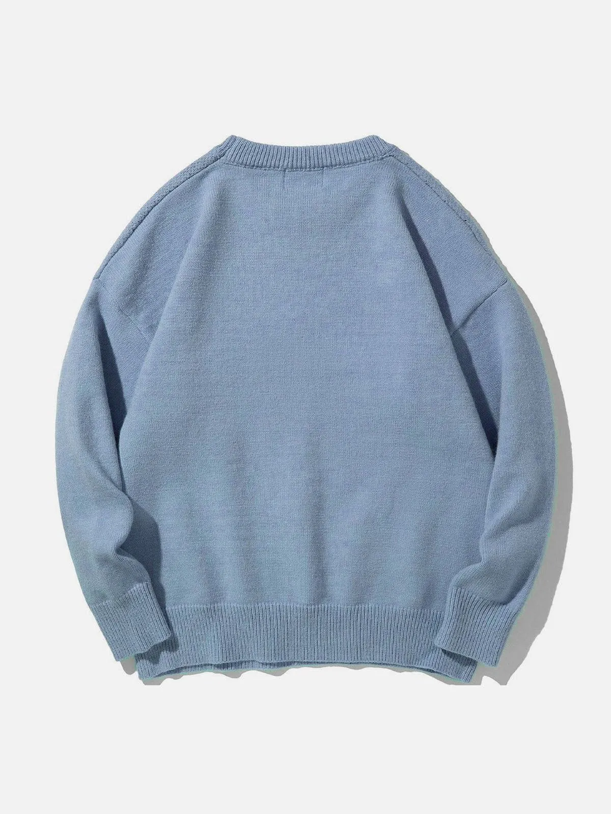 Rimiro - Cute Murder Goose Pattern Knit Sweater
