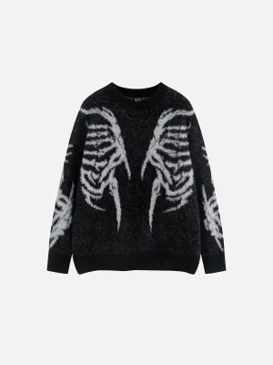 Rimiro - Skeleton Jacquard Sweater