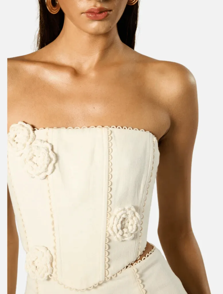 Rosalind  Bodice - White
