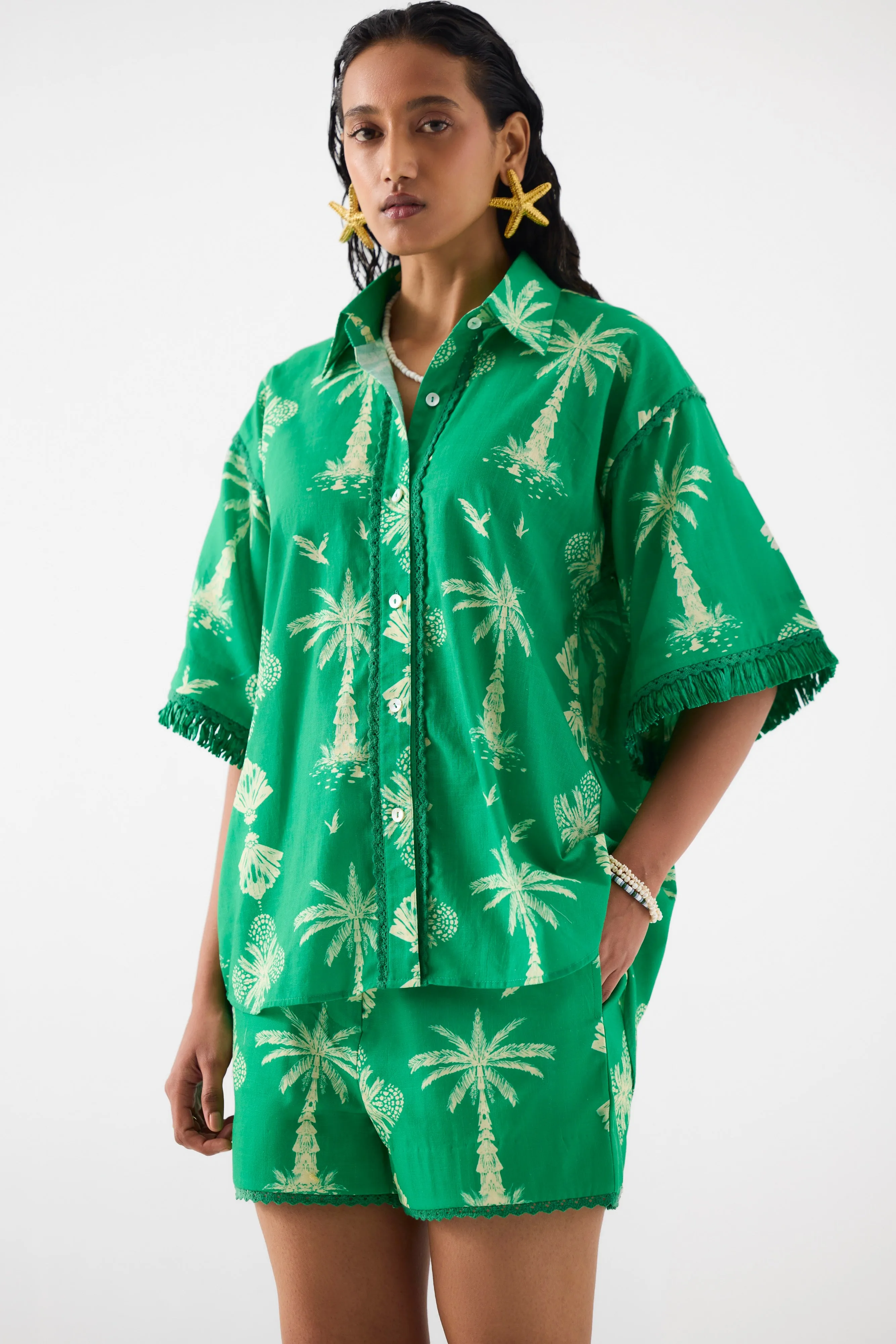 SAGO PALM SHIRT & SHORTS