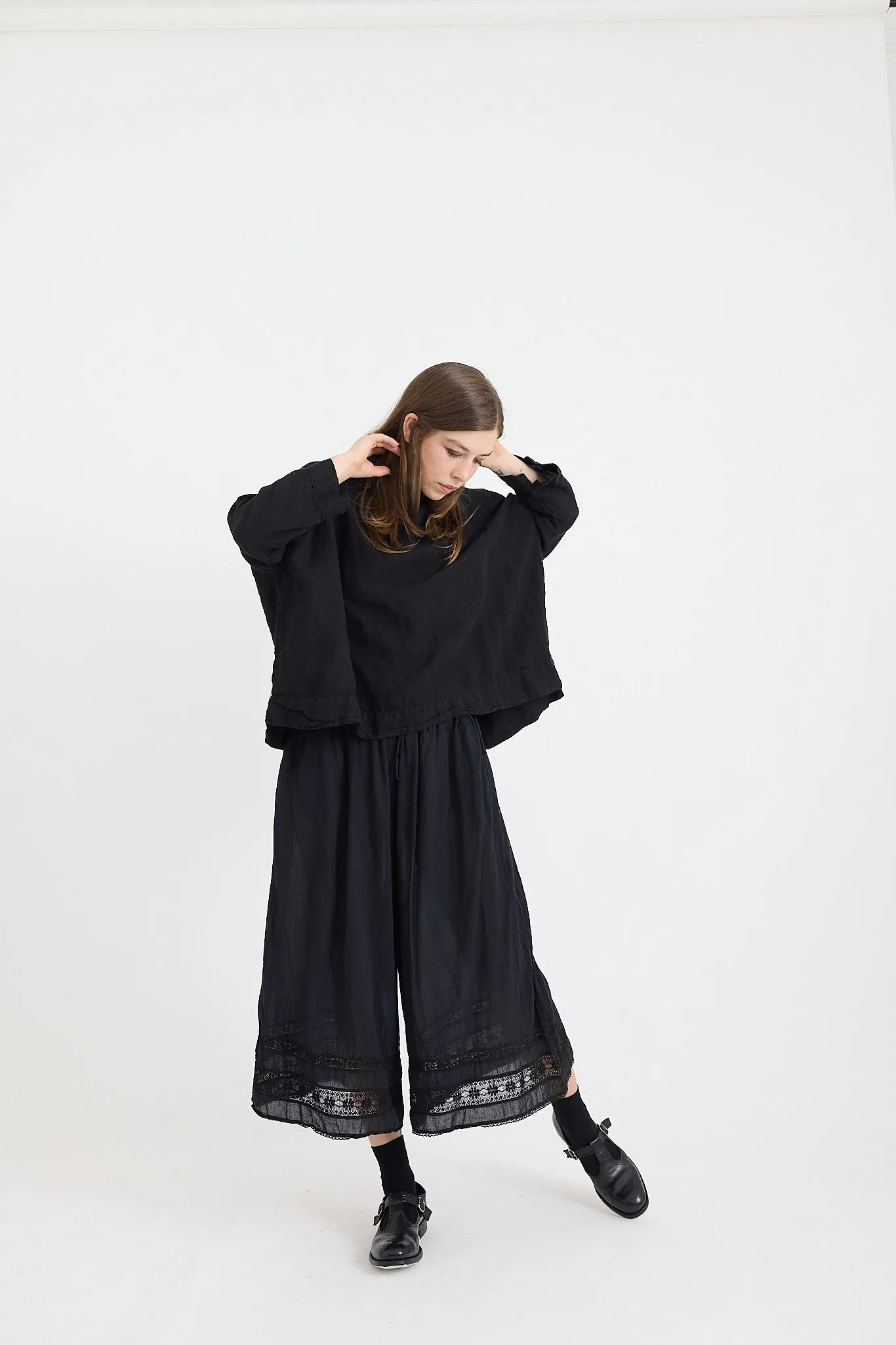Sailor Boxy Top - Light Linen