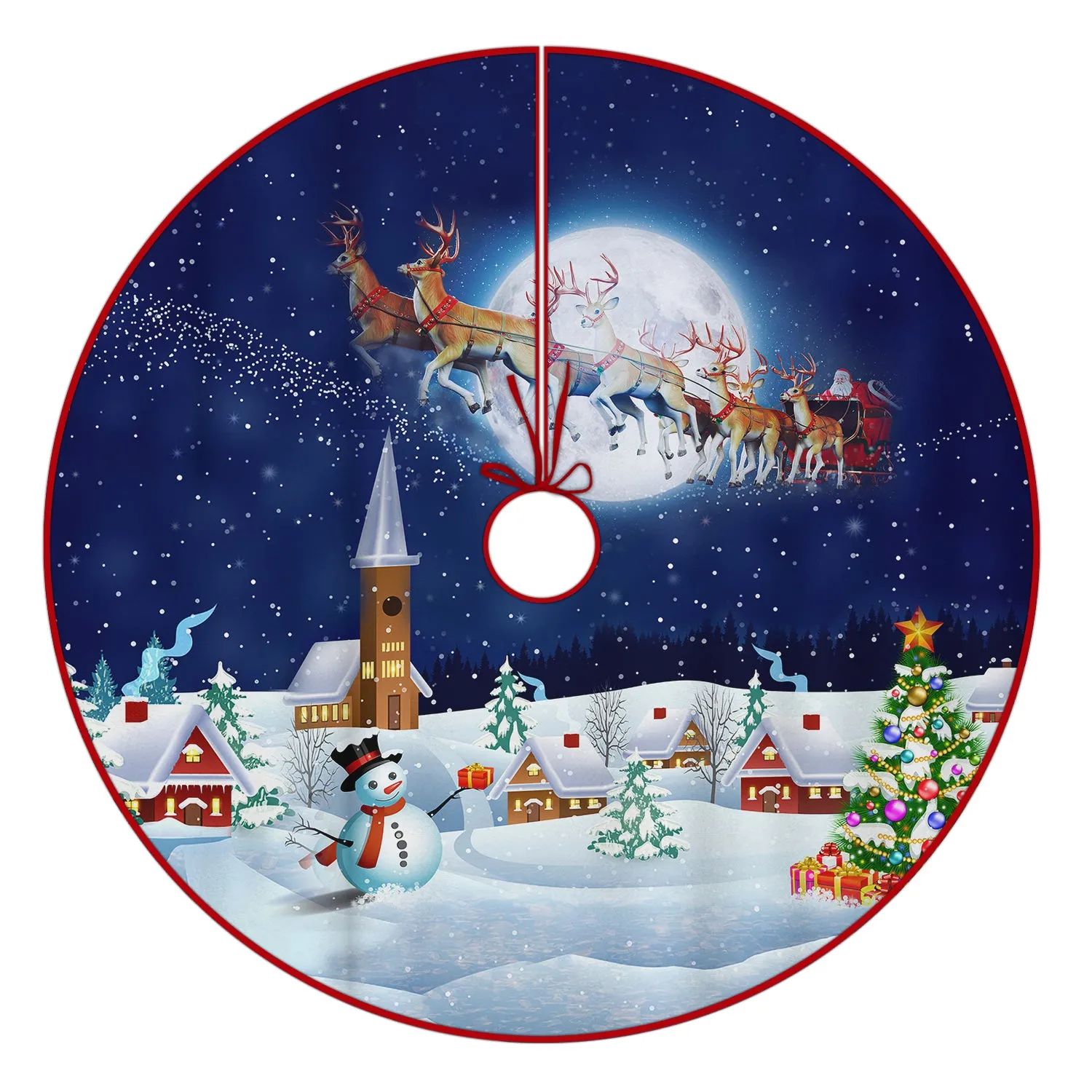 Santa Claus Christmas Tree Skirt - Fuly23