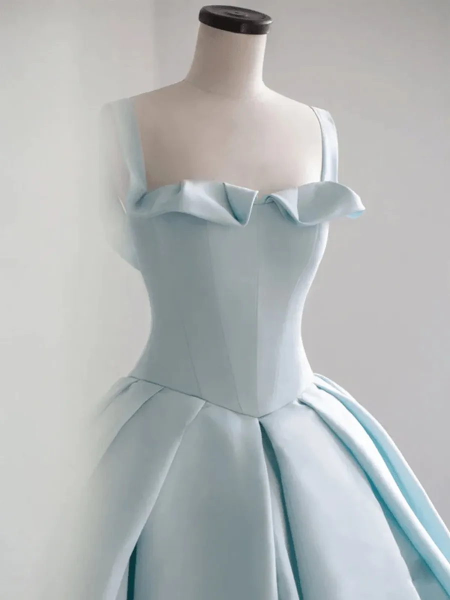 Satin Long Ball Gown Quinceanera Dresses