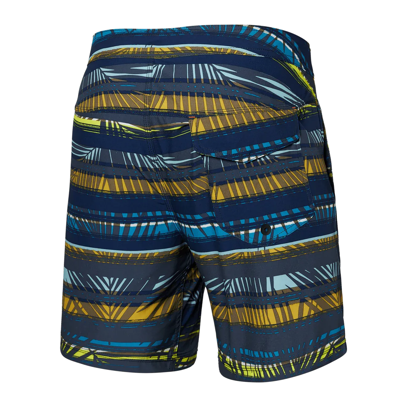 Saxx Mens Betawave 7" Swim Shorts -  Shade Stripe - Multi