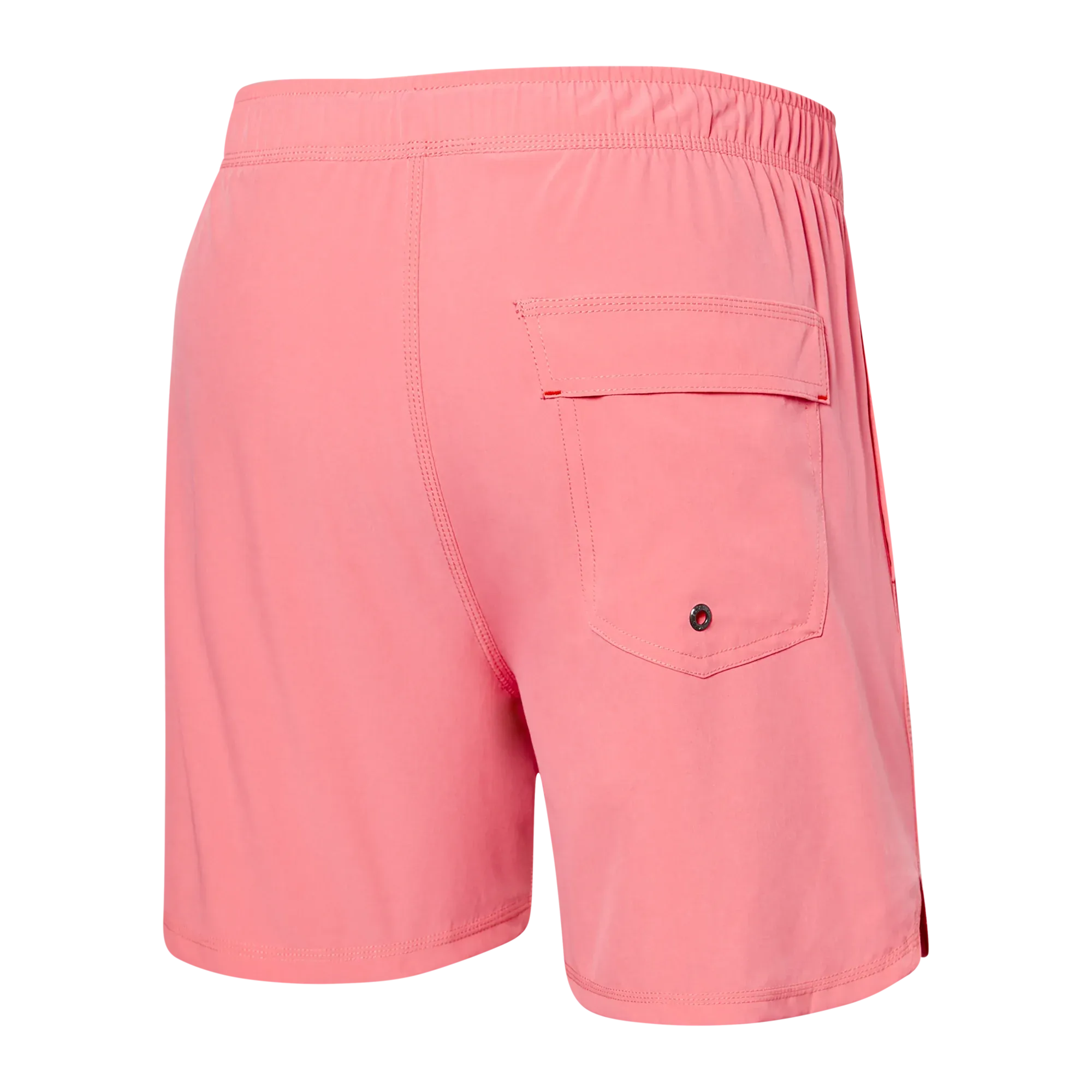 Saxx Mens Oh Buoy Stretch Volley 5" Swim Short - Flamingo