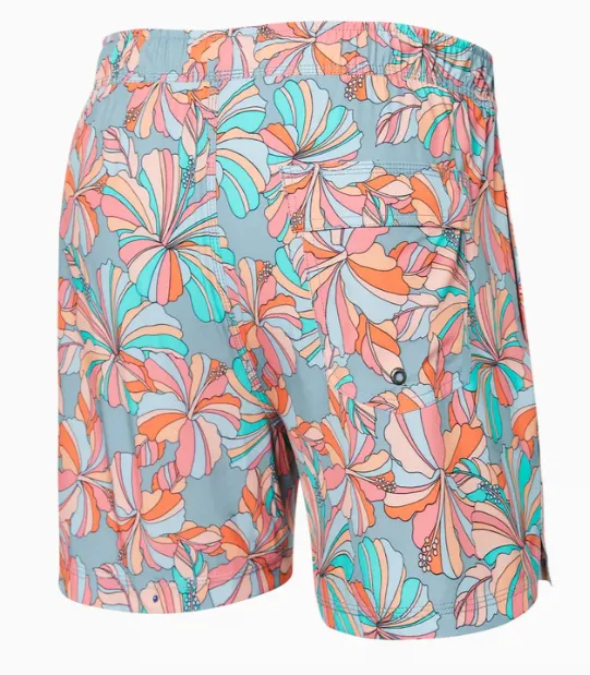 Saxx Oh Buoy 2N1 Volley 5" Flower Pop