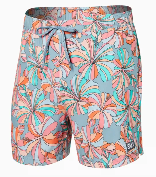 Saxx Oh Buoy 2N1 Volley 5" Flower Pop