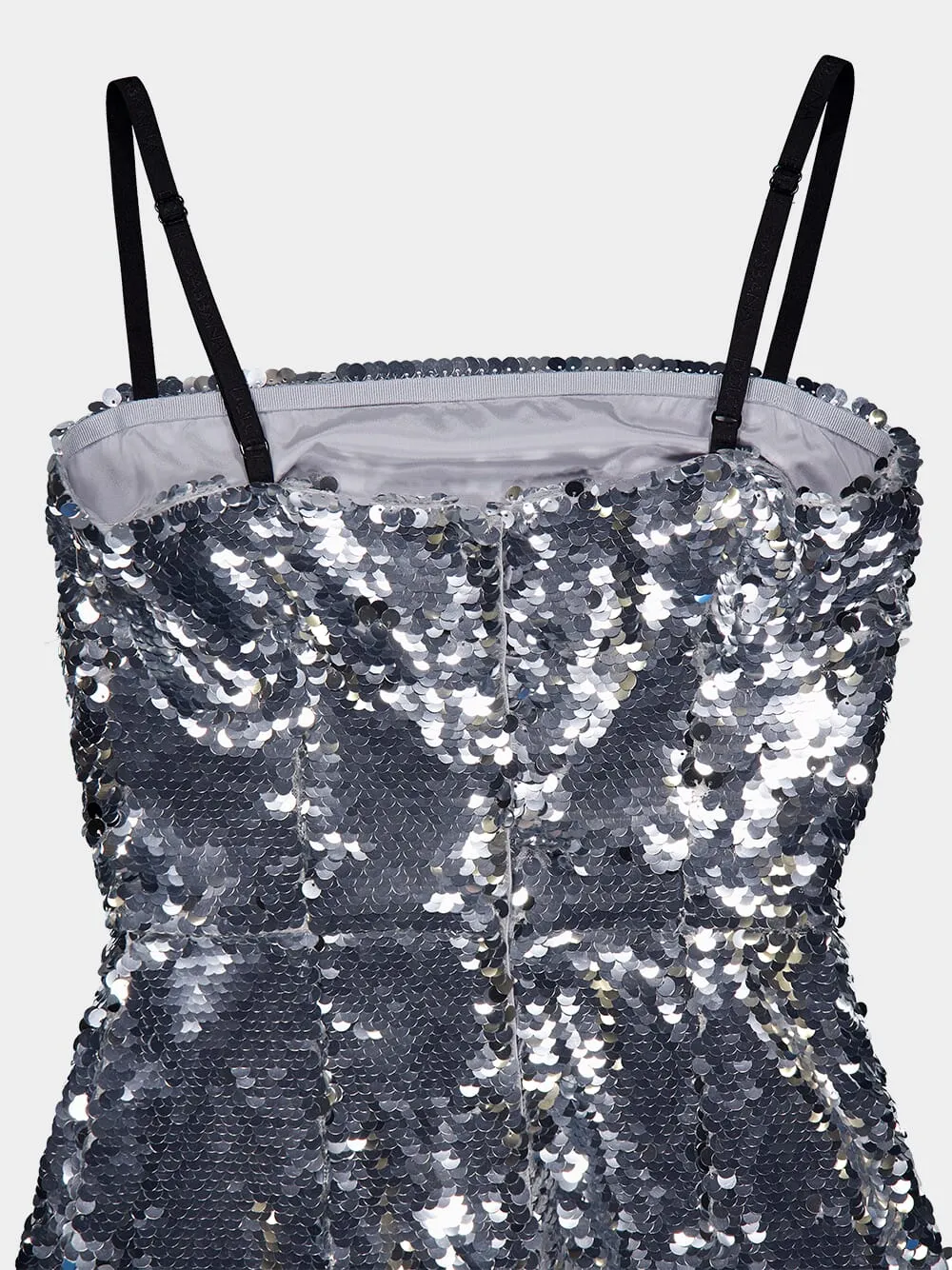 Sequin Silver Dress