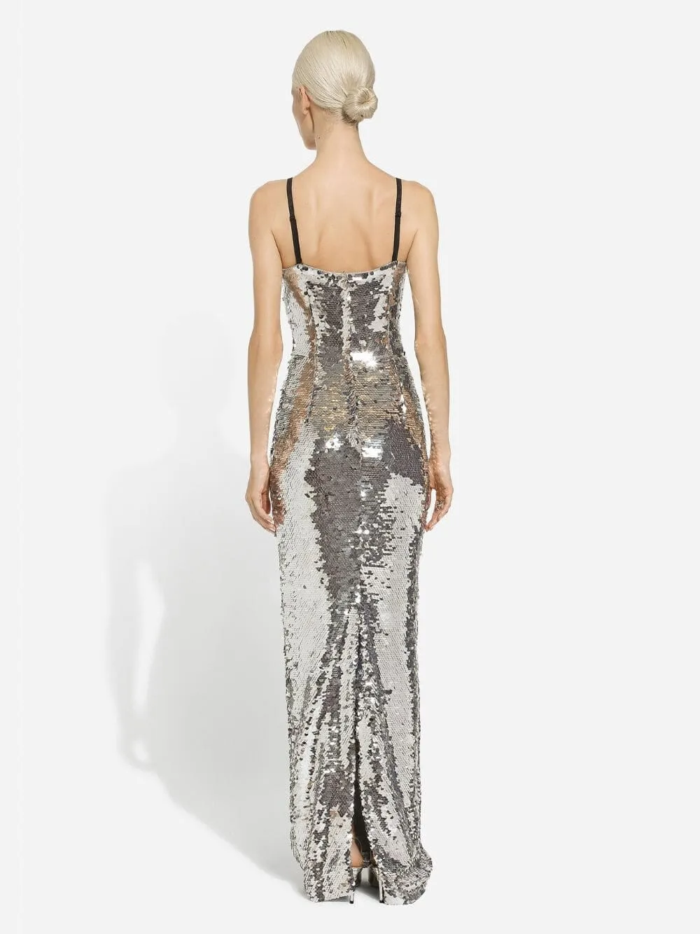 Sequin Silver Dress