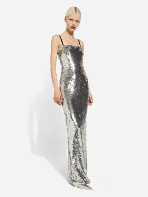 Sequin Silver Dress