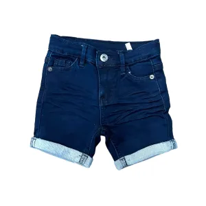 Short en jeans bleu foncé