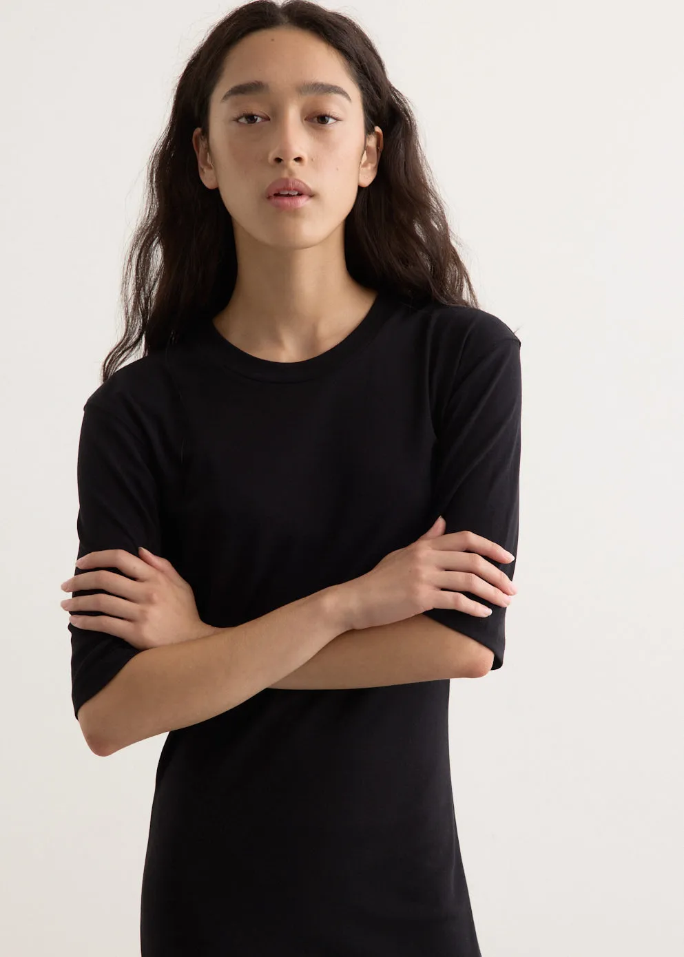 Short Sleeves Long Dress