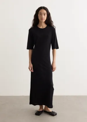 Short Sleeves Long Dress