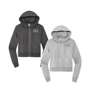 Sigma Sigma Sigma Zip Up Hoodie