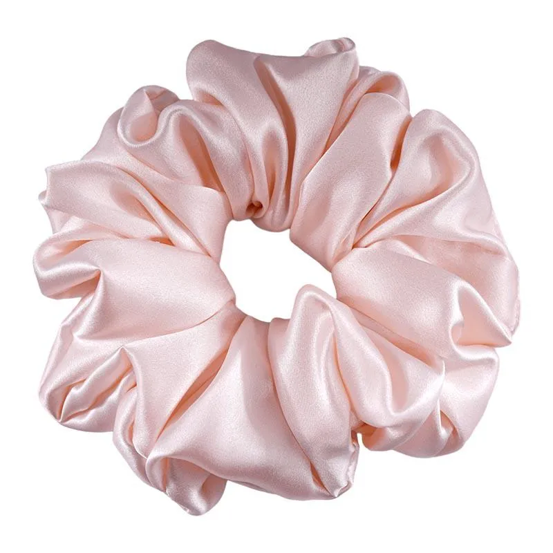 Silk Oversized Scrunchie Pink - Dropshipping