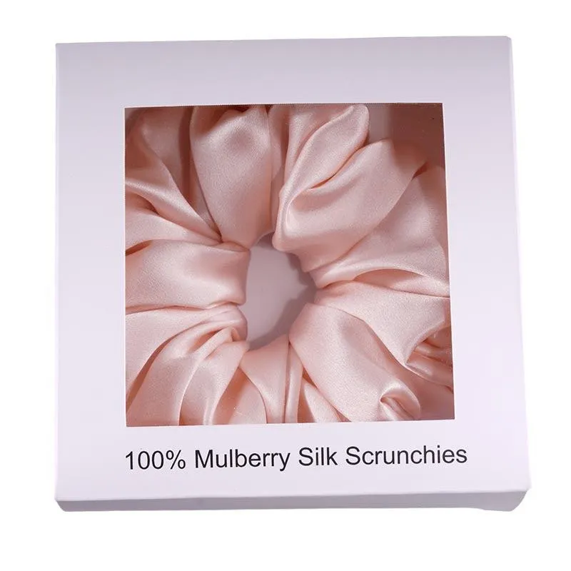 Silk Oversized Scrunchie Pink - Dropshipping
