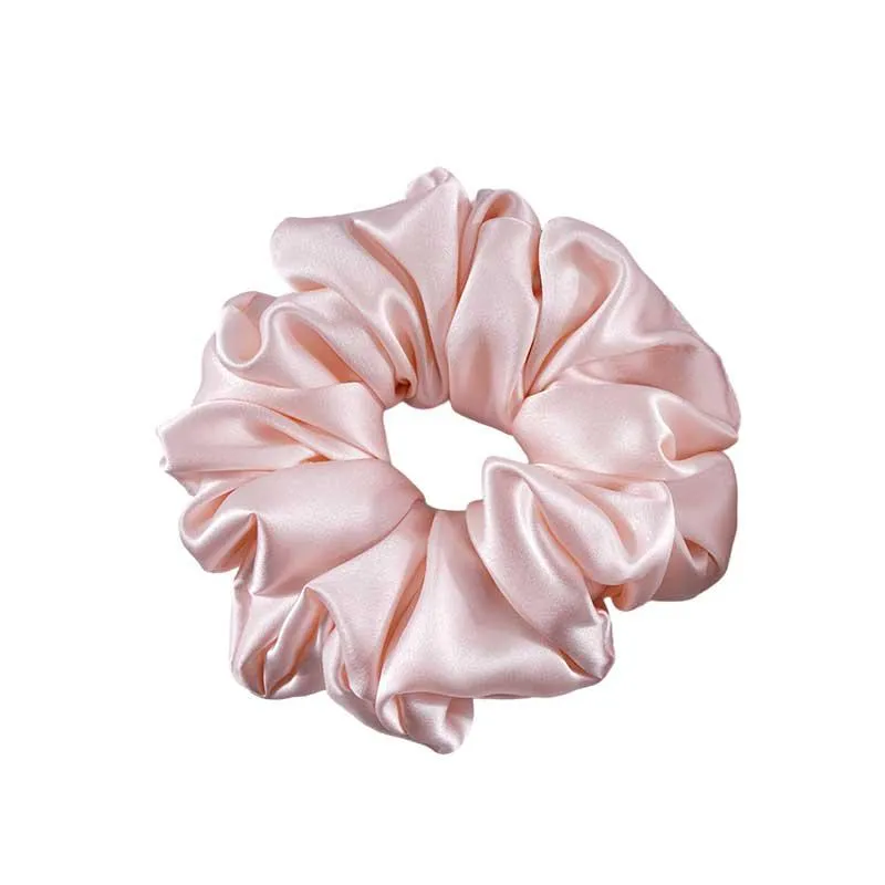 Silk Oversized Scrunchie Pink - Dropshipping