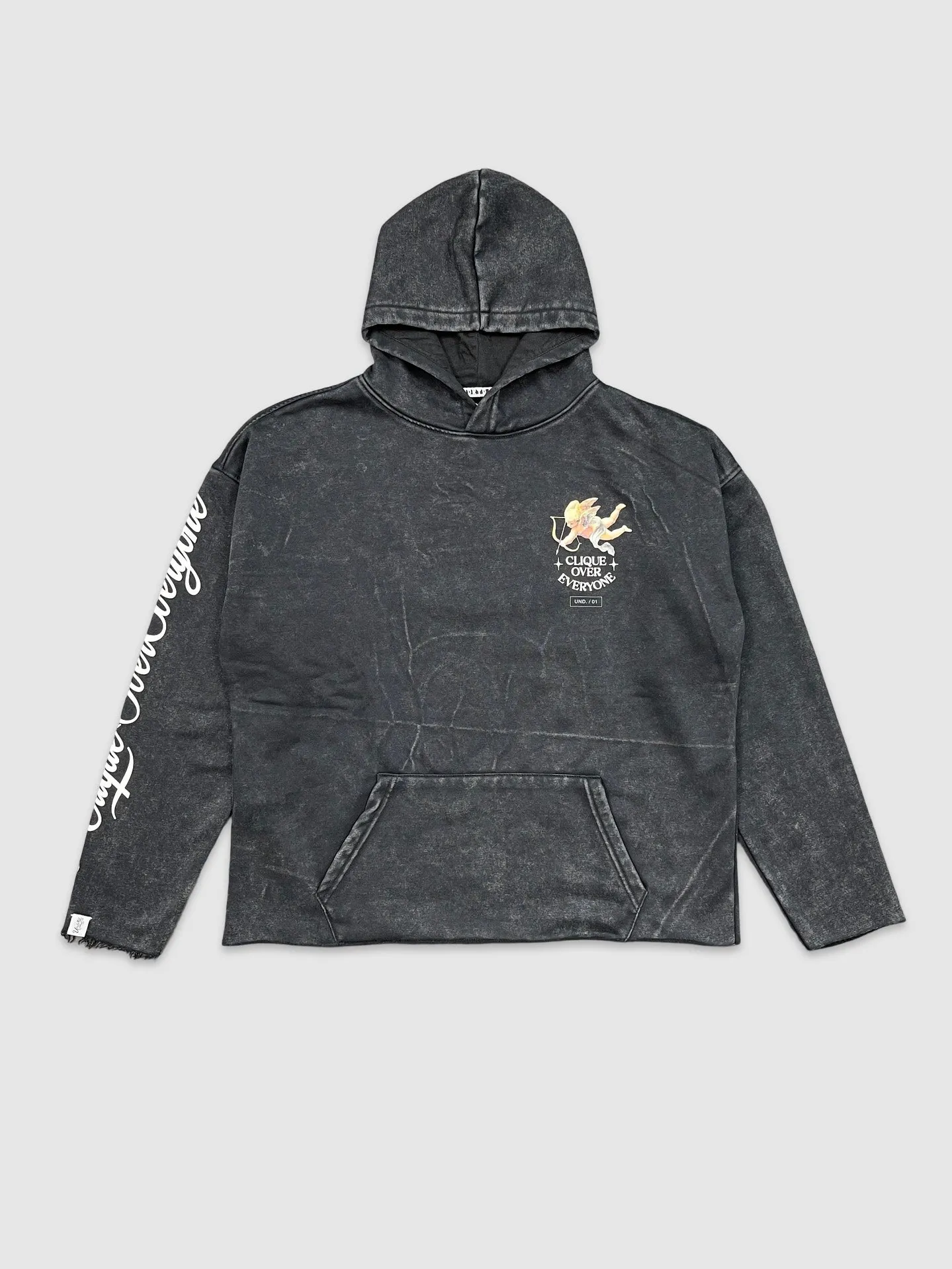 SJC-UF4670WU-Clique OVR EV1 Wash Crop Hoody