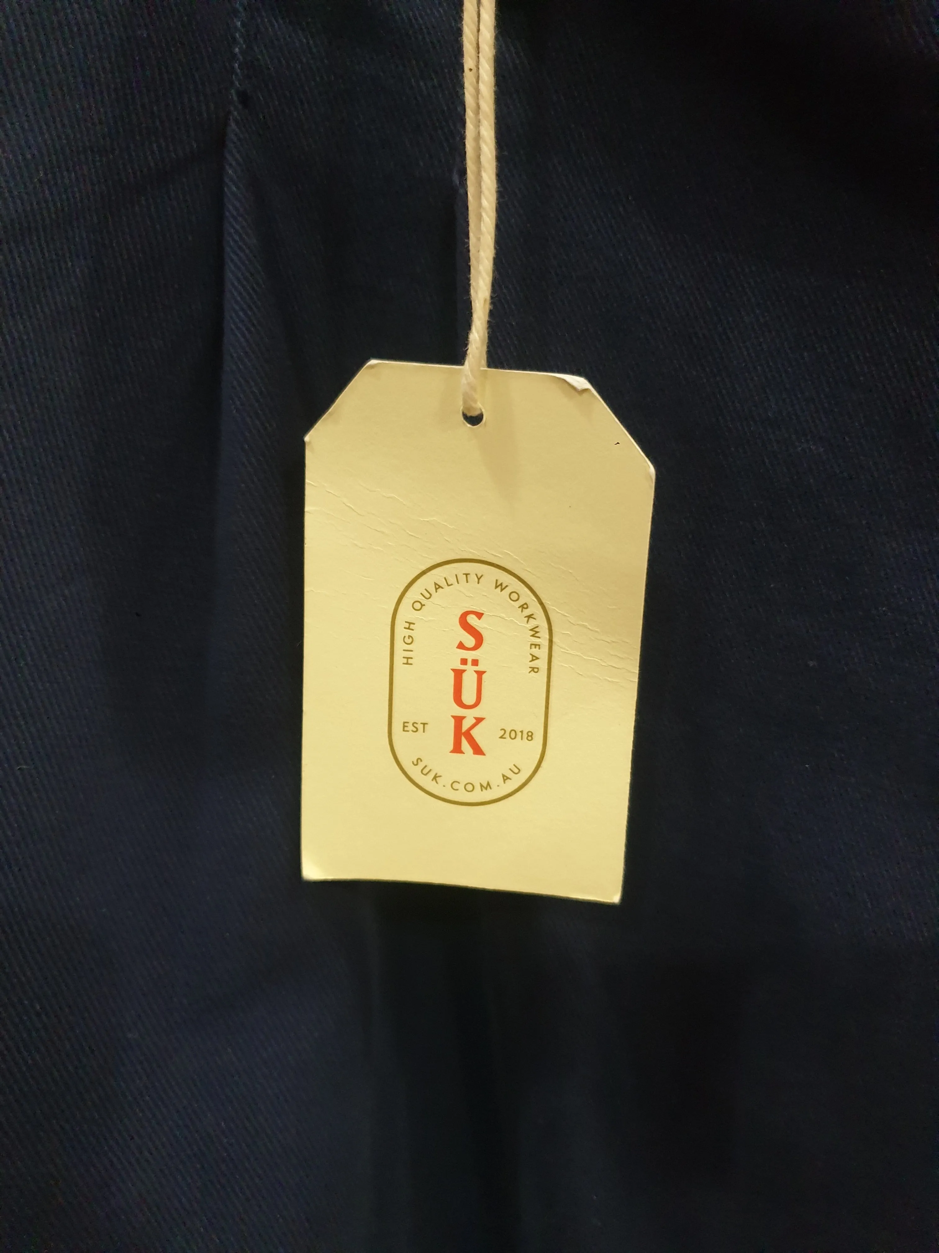 SÜK Workwear navy slim pant size 18