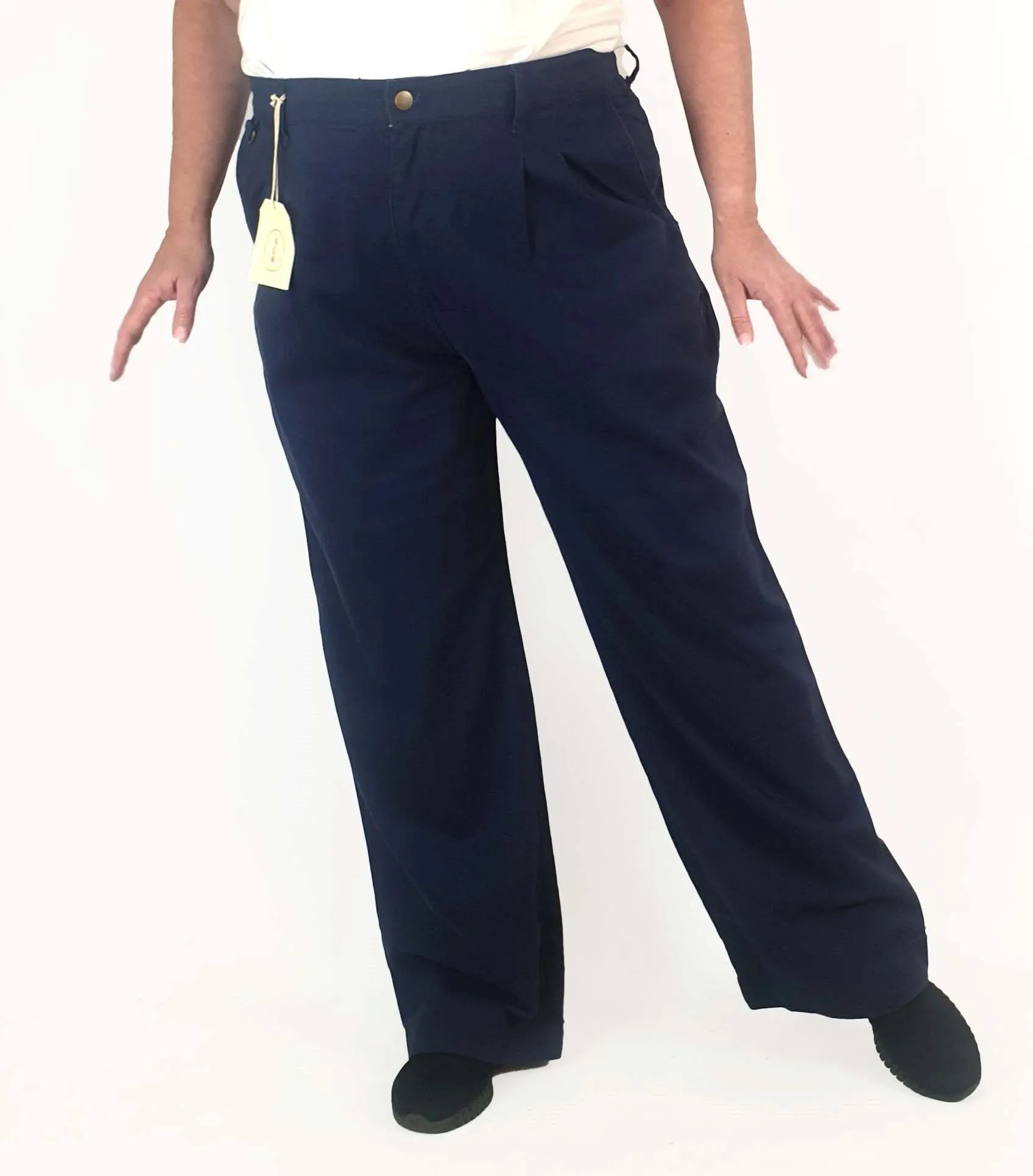 SÜK Workwear navy slim pant size 18