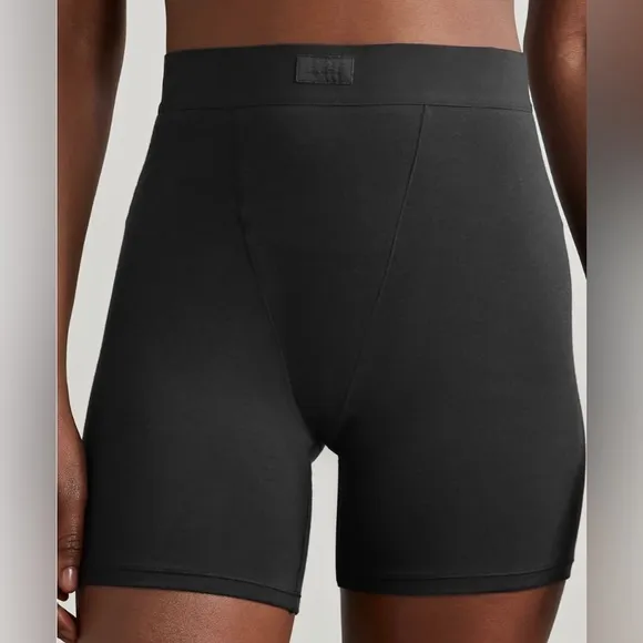 SKIMS Boyfriend Stretch Modal and Cotton-Blend Jersey Boxer Short