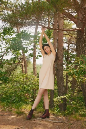 Sleeveless V-Neck Shift Dress