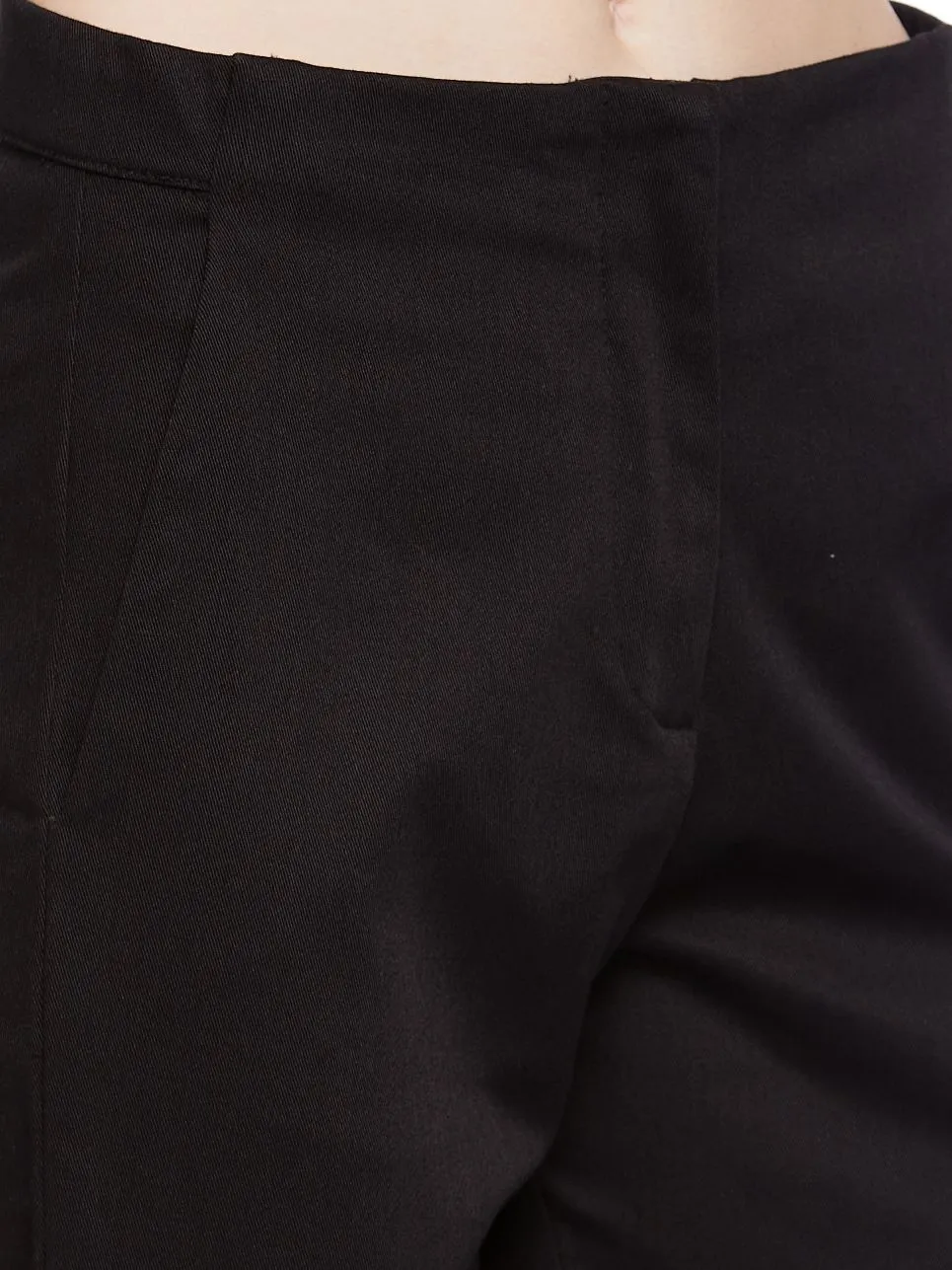 SLIM CROPPED PANT (BLACK)