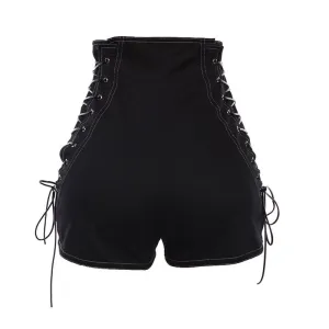 Slim High Waist Corset Shorts