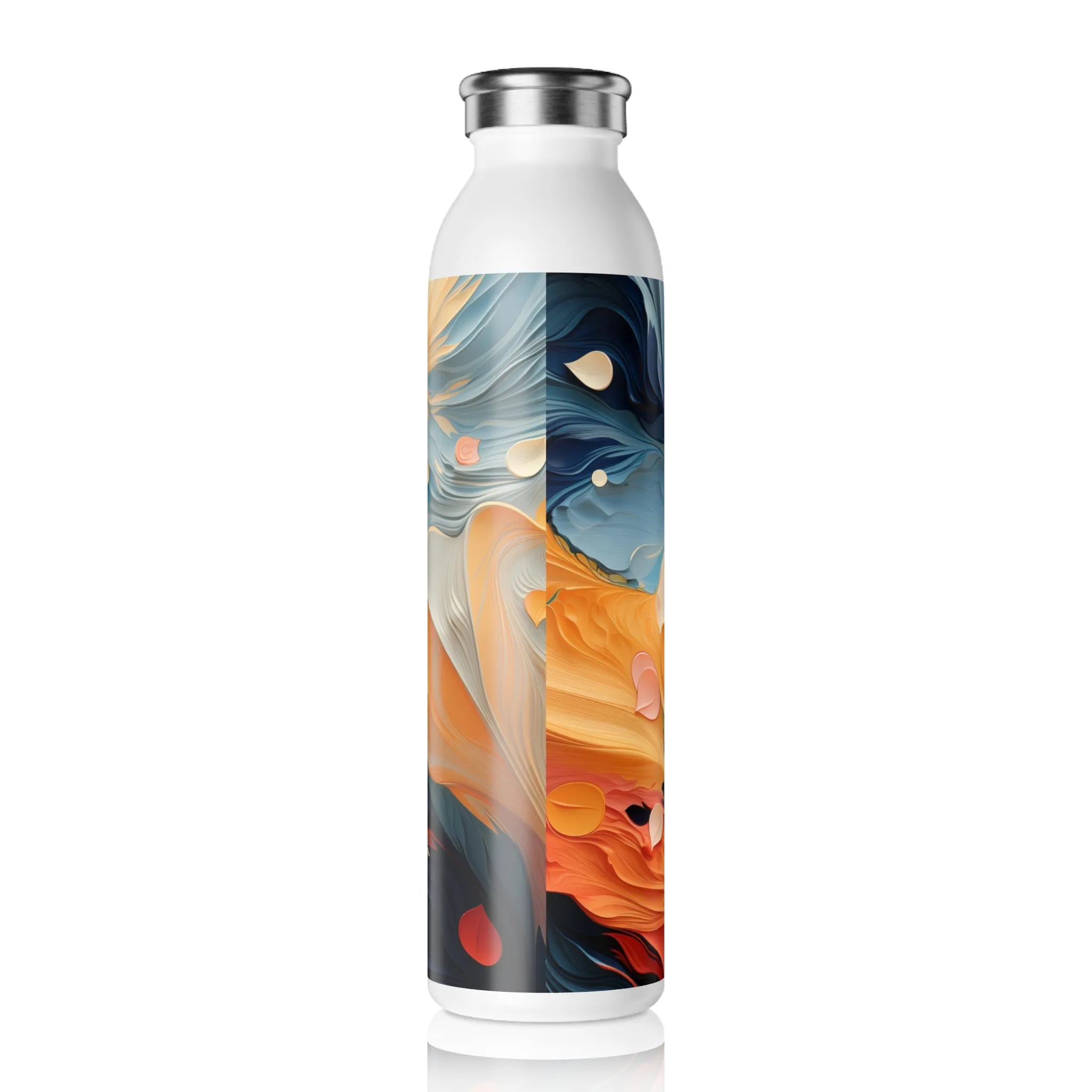 Slim Water Bottle - Bard Kinkaku-ji Watercolor