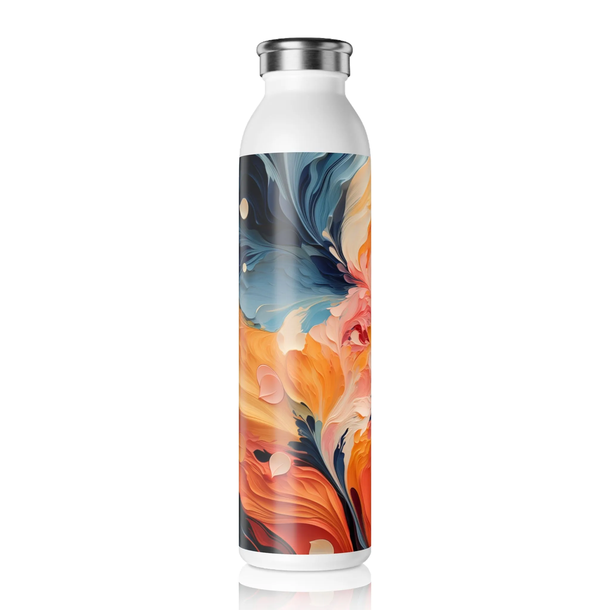 Slim Water Bottle - Bard Kinkaku-ji Watercolor