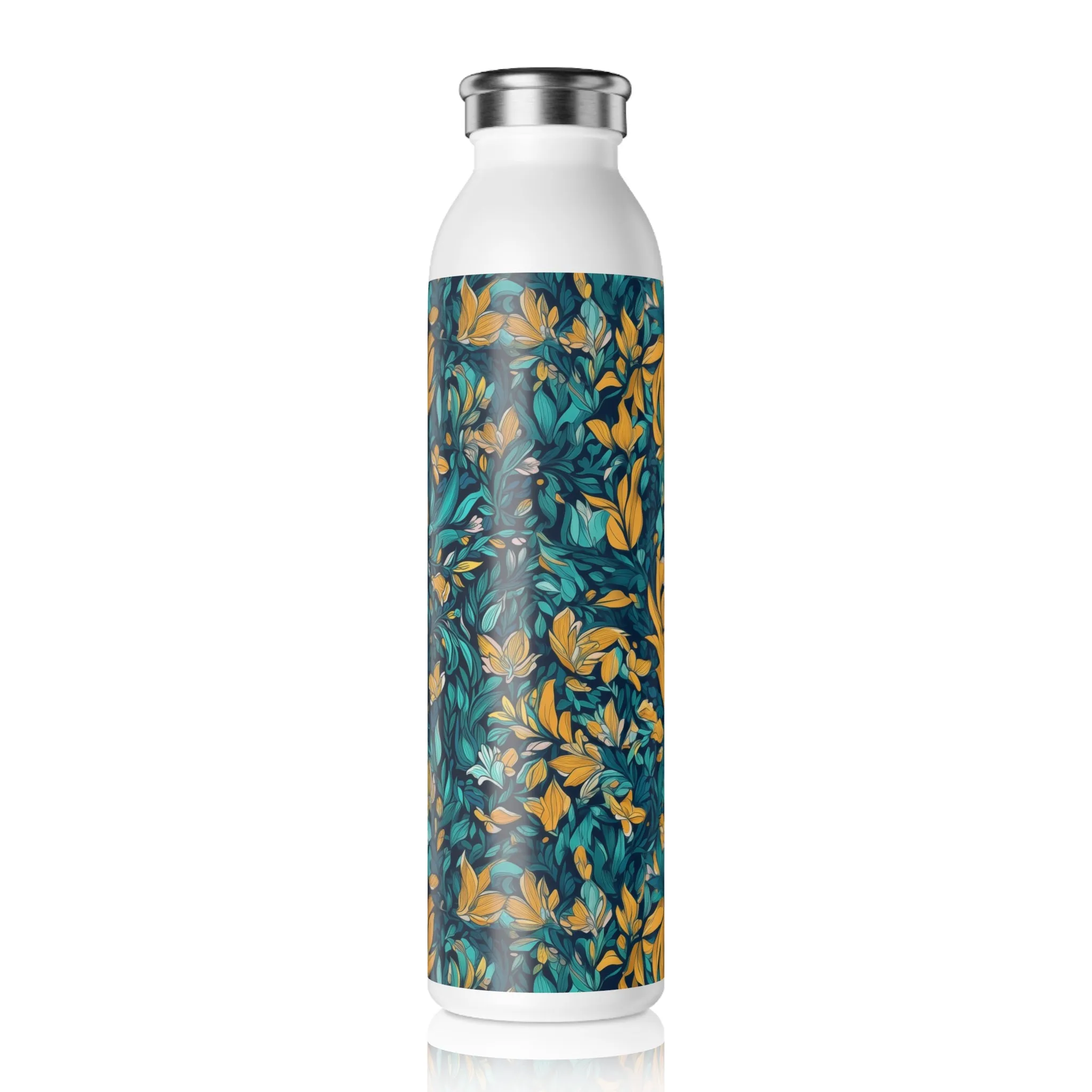 Slim Water Bottle - Bogdana Juizde Fora Ditsy Floral
