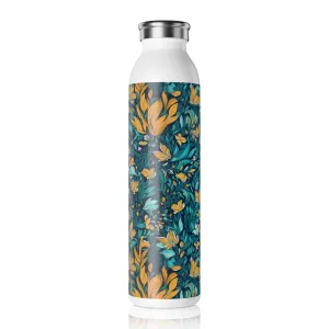 Slim Water Bottle - Bogdana Juizde Fora Ditsy Floral